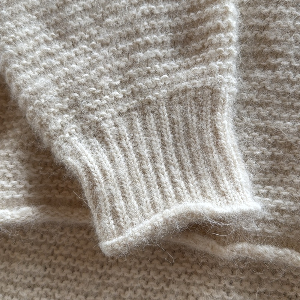 Free People long sleeve sweater cotton and alpaca. - Picture 2 of 5